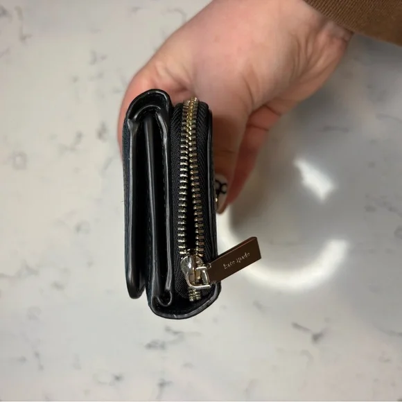 Kate Spade Black Textured Wallet - Picture 3 of 5
